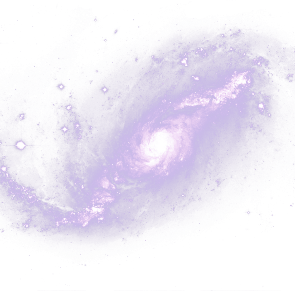 Barred spiral galaxy, outer space stars