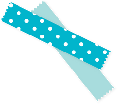 Blue Dot Masking Tape